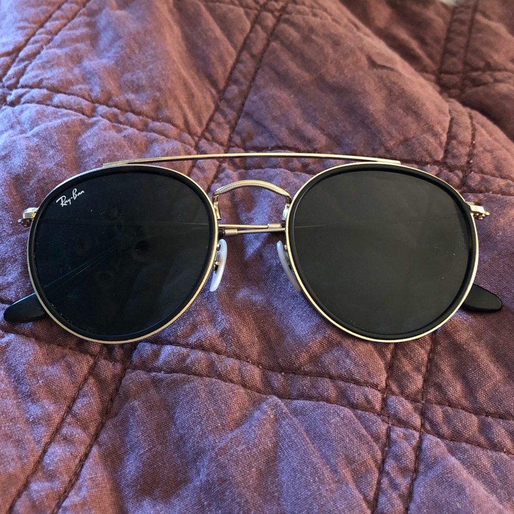 Ray Ban Round Double Bridge Sunglasses